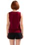Women's Fitted Crew Neck Knitted Blouse Accessory Detailed Casual Stylish Look Zarifane Design - 4