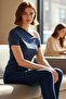 Crop Short Sleeve Knitted Blouse Asymmetrical Neckline Casual Style Long-Lasting Comfortable Cut Perfect Fit - 2