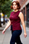 Women's Buttoned Crew Neck Sleeveless Knitted Blouse Elegance and Comfort Combined Quality Stylish Comfortable