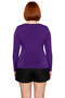 Women's V-Neck Long Sleeve Sandy Woven Polyester Blouse Spring and Autumn Daily Daytime Nighttime Use - 4