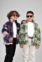 Kingbrich Kids Mock Neck Patterned Children's Fleece with Zipper - 2