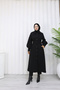 معطف طويل بحزام - 3