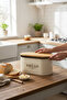 Bamboo Covered Bread Bowl - Self-Patterned - 4