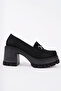 Bln-403 Thick Heel Buckle Detailed Loafer - 4