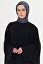 Anthracite Plain Classic Shawl Turlu Polyester Luxury Janjan 202126_25