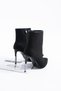 Zayko Women's Zippered Daily Heeled Boots Black Suede - 4