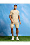 Men Beige Solid Lounge T-Shirt