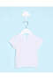 Infant Girls White And Lilac Striped T-Shirt - 4
