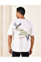 Men White Printed T-Shirt - 3