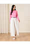 Women Pink Basic T-Shirt - 2
