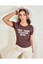 Women Brown Printed T-Shirt - 5