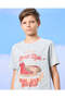 Senior Boys Grey Sneakers Print T-Shirt - 4