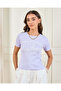 Women Lilac Printed T-Shirt
