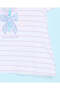 Infant Girls White And Lilac Striped T-Shirt - 3