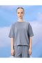 Senior Girls Grey Scuba Top