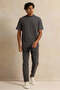 Men Grey Back Print T-Shirt - 2