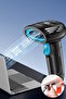 Ec21 Wired 2D Laser Barcode Reader with Fast Decoding Capability - Black - 3