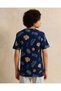 Senior Boys Navy Printed T-Shirt - 3