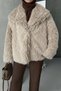 Soft Textured Fur Coat - 2