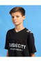 Senior Boys Black Oversize Rugby T-Shirt - 4