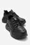 Yan Ring Patterned Women's Sports Shoes Black Black