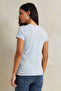 Women Blue Printed T-Shirt - 3