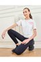 Senior Girls White Printed T-shirt - 5