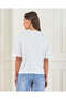 Women Ivory Printed T-Shirt - 3