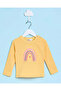 Infant Girls Yellow Printed Casual T-Shirt
