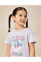 Girls Purple Printed T-shirt - 4