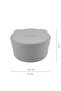 Mini Bowl with Silicone Lid 2-Piece Mini Bites - Pinky Pink / Powder Gray - 3