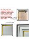Digital Printed Metal Framed Real Glass 3-Piece Painting - Bohemian Elegance - 6