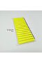 شريط رفيع أصفر نيون 320 ورقة ملونة شفافة من نوع Post-it. علامة كتاب، علامة مرجعية، ملصق ملاحظات - 2