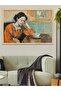 Thinking Woman One Piece Wooden Framed Painting