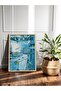 The New Yorker Poster Fish One Piece Wooden Framed Painting - 2