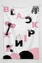 Black Pink Wall Hanging – Music Themed, High-Quality Fabric, Tapestry Wall Carpet