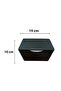 Black, Covered Storage and Jewelry Box - Brazilian Model - 5