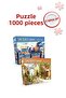 2 Pieces 1000 Pieces Puzzle - Old Street and Istanbul Design