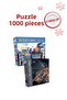 2 PCS 1000-teiliges Puzzle - Santorini- und Istanbul-Design