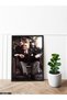 Mustafa Kemal Atatürk One Piece Black Wooden Framed Painting - 2