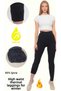 Unisex Black Thermal Recovery High Waist Plush Lycra Daily Flexible Winter Tightsmodaking - 8
