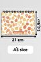 Autumn Leaves Themed A5 Wirebound to Do Notes List Weekly Planner - 4