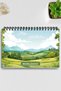 Farm Nature Themed A5 Spiral Bound To-Do List Weekly Planner