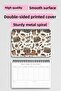 Book Coffee and Flower Themed A5 Spiral Bound To-Do List Weekly Planner - 6