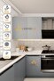 Gray Fabric Patterned Adhesive Covering Pvc Foil 120 cm – Furniture, Wall, Decorative Use – - Kf642