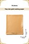 50 Pieces of Unbleached Baking Paper in Tray Box 37X42 XL Size Gold Quality