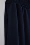 Lacivert Loose Jogger Dökümlü Yumuşak Tuşeli Örme Büyük Beden Eşofman Altı TBBAW25AJ00003 - 6