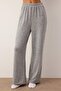 Gri Yumoş Örme Pantolon TWOAW21PL0094 - 3