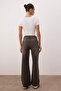 Kahverengi  Yüksek Bel Wide Leg Jeans TWOAW26JE00257 - 4