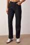 Siyah Yüksek Bel Straight Smoke Jeans TWOAW26JE00158 - 3